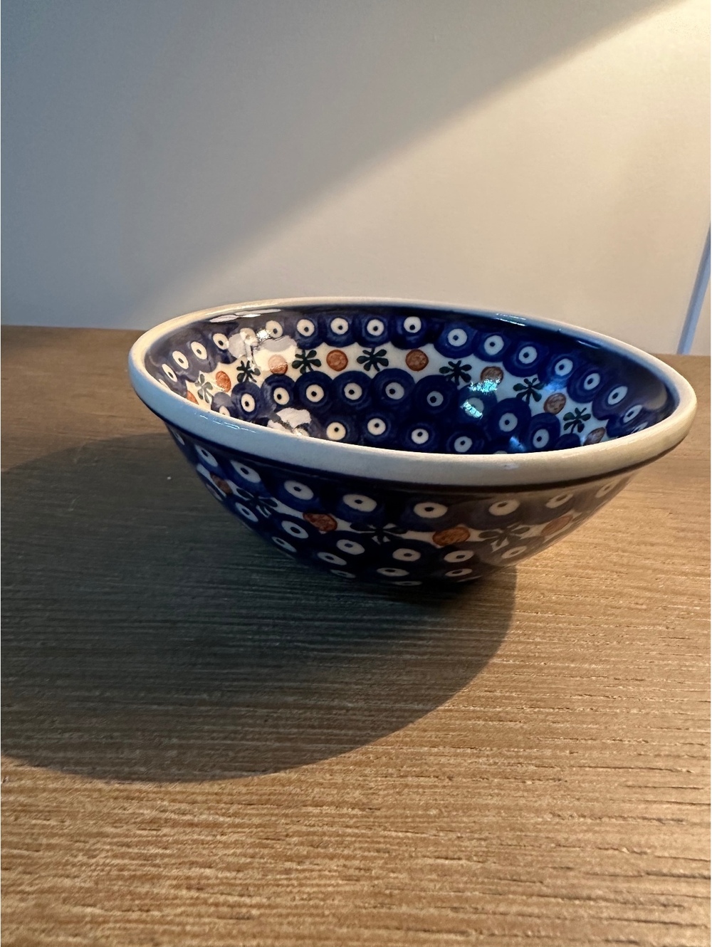 Wiza Boleslawiec Polish Pottery Bowls Set of 3 Hand Made in Poland